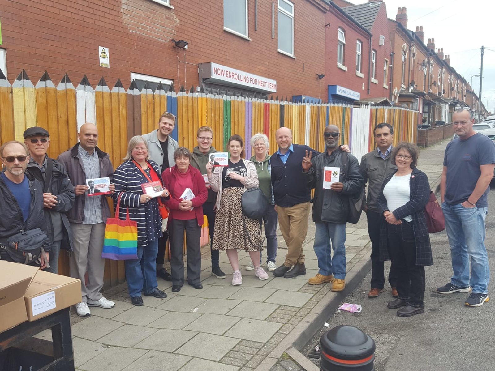 Labour Members ahead of a leafleting afternoon in Sparkhill
